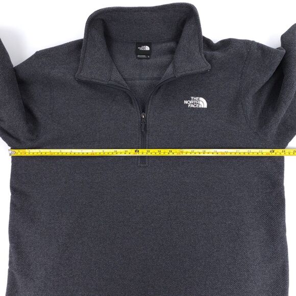 NEW North Face Textured Cap Rock 1/4 Zip‎ Fleece Jacket Gorpcore XL ASPHALT GREY - Picture 3 of 10